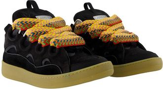 Lanvin Mens Curb Sneaker Black Synthetic