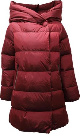 Freedomday Jassen, Dames, Rood, M, Bordeauxrood Gewatteerd Donsjack