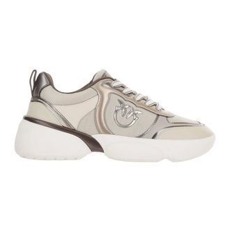 Pinko Pinko, Dames, Schoenen, Beige, Maat: 40 EU Leer