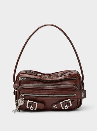 Acne Studios Womens Camero leather-strap handbag