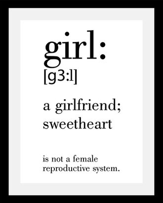 Queence Bild »Girl« Humor Motivationsbilder Schriftzug Schwarz-Weiss Sprüche & Texte HD Premium Poster-Druck inkl. Holzrahmen