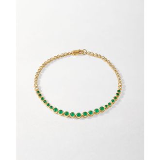 Edge of Ember Serena Tennis Bracelet in Green at Nordstrom, Size 6.5