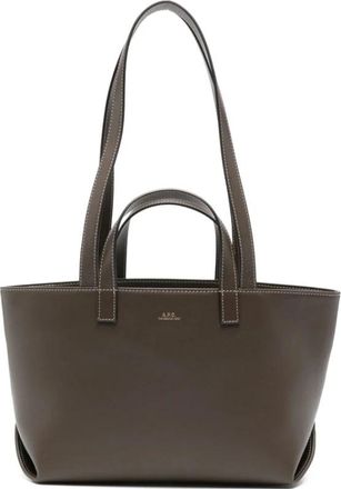 A.P.C. Pxceo Tote Bag - Dames - Shoppers - Bruin - ONE Size - Katoen - Tassen