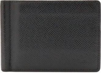 Louis Vuitton Black Noir Taiga Leather Bill Wallet (Bi-Fold) (Pre-Owned)