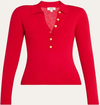 L'agence Sterling Collared Sweater