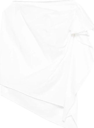 The Garment Cyprus Balloon Mini Rok - Dames - Korte rokken - Wit - 2XS - Katoen - Rokken