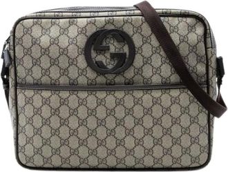 Gucci Pre-owned Cross Body Bags, female, Beige, Size: ONE SIZE Pre-owned Vintage Crossbody Bag
