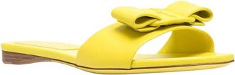 Ferragamo Vara Bow Leather Slide