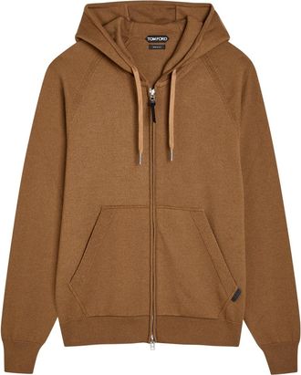 Tom Ford Hooded Cashmere and Wool-blend Jumper - Caramel - 52 (IT52 / XL)