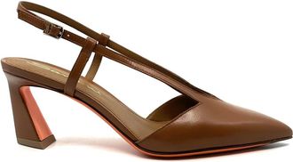 Santoni Schoenen, Dames, Geel, 35 1/2 EU, Leer, Pumps