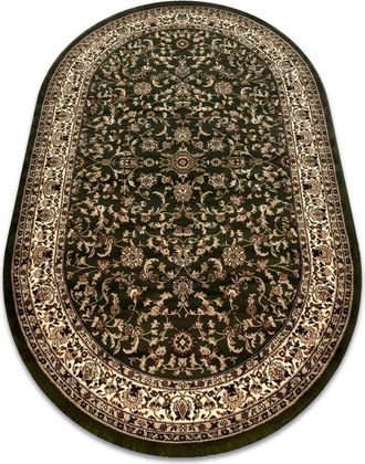 RugsX Rugsx - Carpet royal adr oval design 1745 green green 200x290 cm
