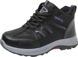 Generic Unisex Hiking Shoes, Rainproof Trekking Shoes Climbing Mountaineering Shoe Warm Anti-Slip Ankle Booties Fashion Lightweight Trainers Fur Lined Outdoor