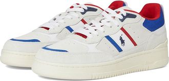 Polo Ralph Lauren Master Sport 125 Mens Shoes Bianco/Royal/Red : 10.5 D - Medium, Leather/Suede