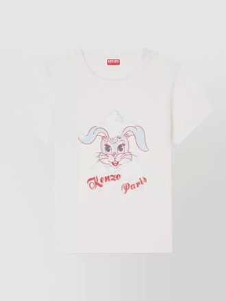 Kenzo cotton printed crewneck short-sleeve t-shirt