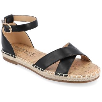 Journee Collection Women & apos;s Lyddia Medium and Wide Width Espadrille Sandals