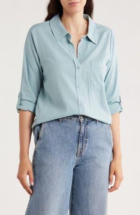 Splendid Long Sleeve Button-Up Shirt in Arona at Nordstrom Rack, Size X-Large