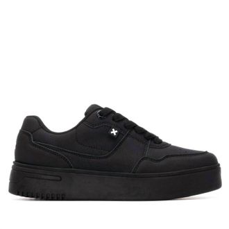 Xti Womens 144535 Round Toe Sneakers In Black