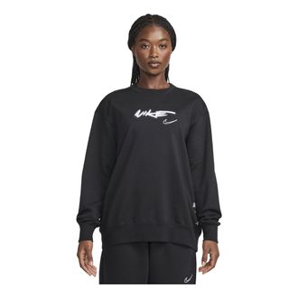 Nike (WMNS) Nike Sportswear Breaking Loose French Terry Sweatshirt Asia Sizing Black FZ0257-010