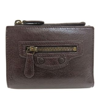 Balenciaga Dark Brown Leather Wallet (Bi-Fold) (Pre-Owned)