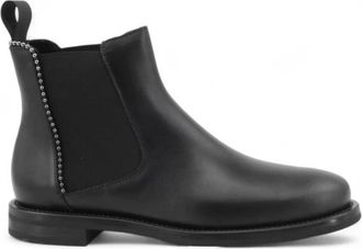 Frau Chelsea Boots - Dames - Chelseaboots - Zwart - 38 EU - Leer - Schoenen