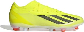 adidas Mens X Crazyfast Pro Firm Ground Football Boots in Yellow Mesh - Size UK 11.5