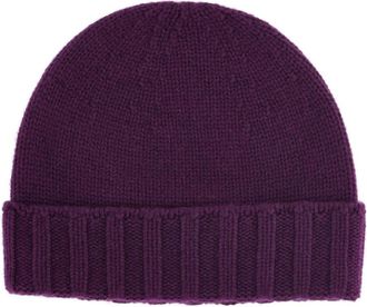 Drumohr Cuffia - Heren - Hoeden - Paars - ONE Size - Kasjmier - Accessoires