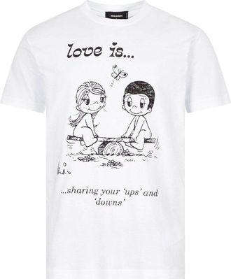 Dsquared2 Cercare?? Difetto-Baumwoll-T-Shirt