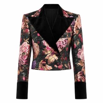 Dolce & Gabbana Blazers - Dames - Jassen - Veelkleurig - Maat: XL Zijde