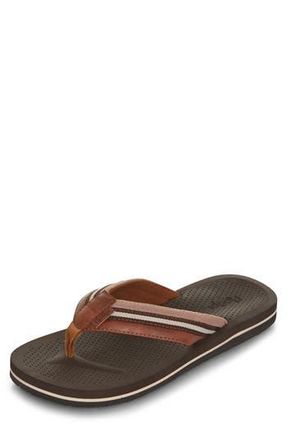 Floopi James Canvas Flip Flop in Brown at Nordstrom Rack, Size 10