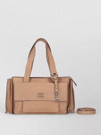 Miu Miu nappa shoulder bag detachable strap pockets