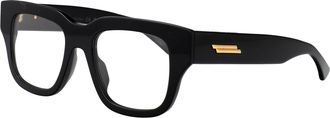 Bottega Veneta Mens Sunglasses Bv1361o Black-Transparent Black-Black-Transparent Acetate Glasses & Frames Black/black/transparent
