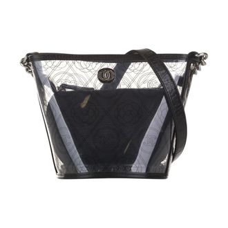 Chanel Pre-owned PVC Leather Bucket Bag - Dames - Pre-owned - Zwart - Maat: ONE Size Leer
