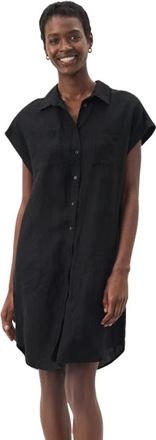 Part Two Ellena Lin/Viscose - Dames - Shirt Kleedjes - Zwart - M - Kleedjes