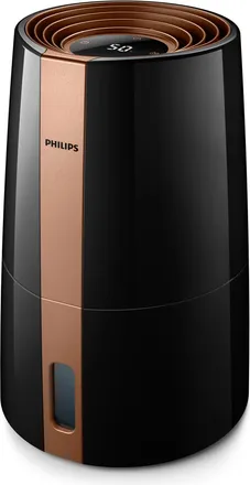 Philips Serie 3000 Hu3918/10 Humidificador Negro Cobre