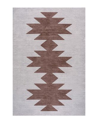 Jonathan Y Designs Jonathan Y Chayton Minimalist Geometric Machine-Washable Chenille Area Rug