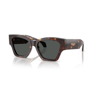 Versace 0ve4492u Angular Tortoiseshell Sunglasses