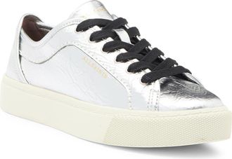 AllSaints Gina Metallic Sneaker in Silver at Nordstrom Rack, Size 6