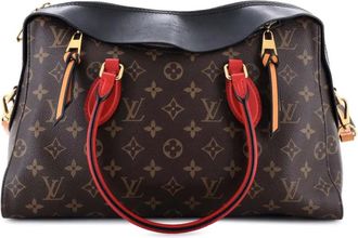 Louis Vuitton Tuileries Handbag Monogram Canvas with Leather satchel - Bruin