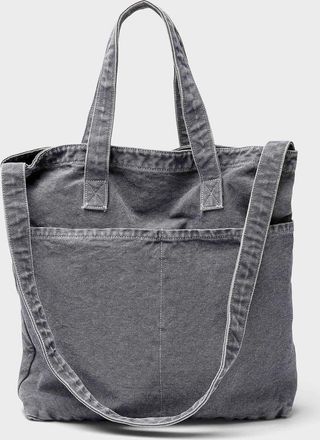 Le 31 Mens Pure cotton shoulder Tote Bag