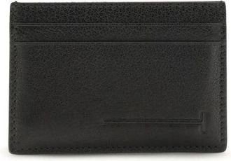 Tom Ford Zwarte Kalfsleren Bos Taurus Portemonnee