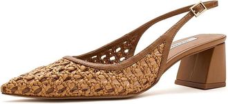 Steve Madden Robyn Womens Shoes Tan Woven : 7.5 M, Synthetic