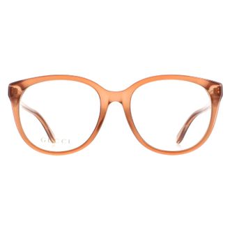 Gucci Round Womens Brown GG0791O