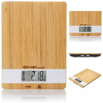OEM Balanza De Cocina De Bamb&uacute; De 5 Kg/1 G First Austria
