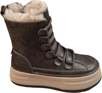 Generic Shoes for Snow Warm Boots Soft and Comfortable Can Adapt To The Cold and Harsh Environment Boots Women Size 5 (Brown, 4.5)