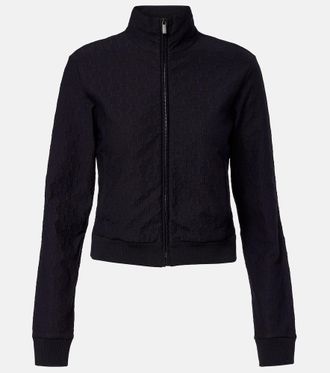 Gucci Chaqueta deportiva de jersey de jacquard GG