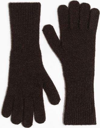 H&M Handschuhe aus Kaschmirmix - Beige