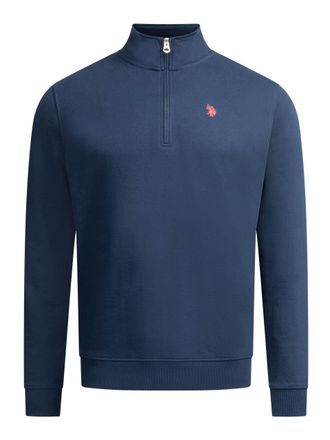 U.S.Polo Association USJaaspa heren half-zip trui van katoen-viscose mix