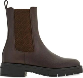 Ferragamo Stivaletto Chelsea Mohave - - Shoes - Donna - Marrone - 40 EU