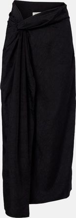 R&oacute;he R&oacute;he Gathered midi skirt