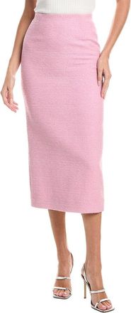 Oscar De La Renta Oscar De La Renta Tweed Silk-Lined Wool-Blend Pencil Skirt